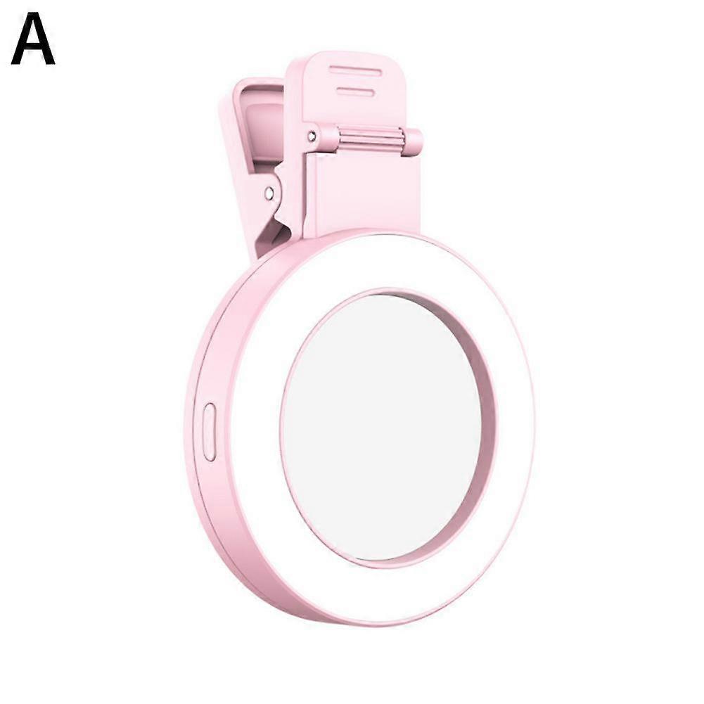 Professional Selfie Ring Light with Mirror 3 Color Modes Adjustable Brightness for Flawless Photos Live Streaming