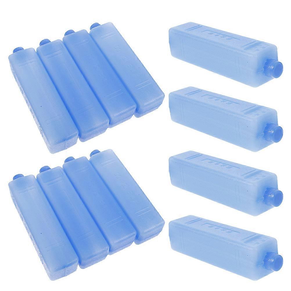 Ice Packs Air Conditioner Fan for Cooler Use 36Pcs Reusable Blue Pe Material