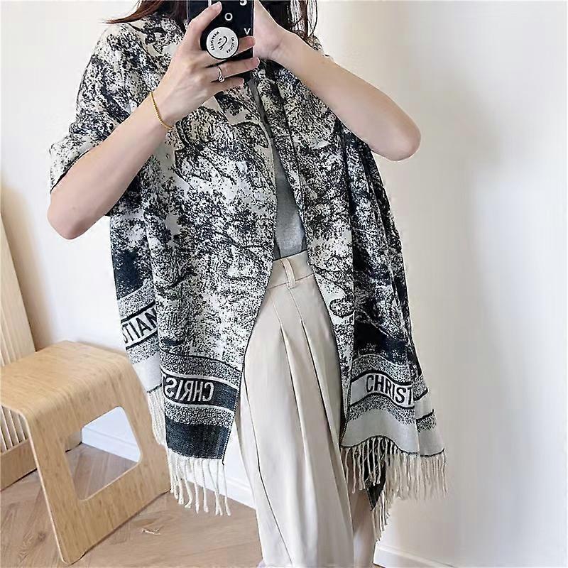 women's thick warm long trendy scarf