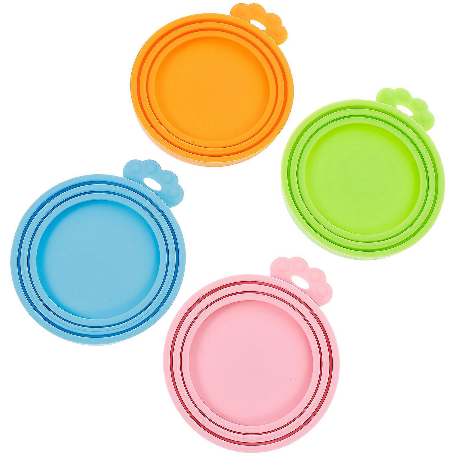 Silicone Can Lid for Pet Food Sealing 8Pcs Food Can Covers Set
