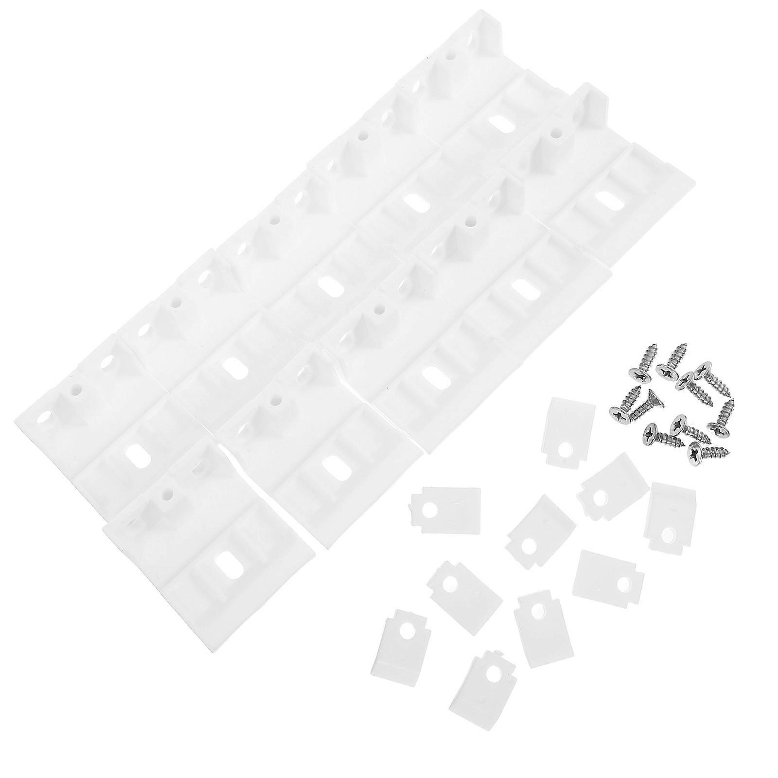 Curtain Mount Bracket Holder for Wide Beam Support 10Pcs Plastic