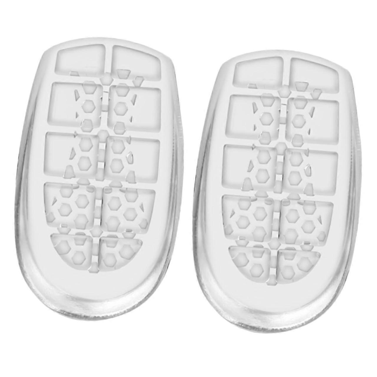 Gel Heel Pads For Heels Transparent SelfAdhesive AntiSlip Lightweight Cushions For Half Shoes Comfort Inserts