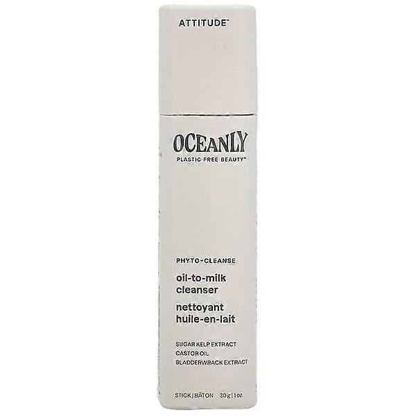 ATTITUDE, OceanlyÃÂ¢ÃÂÃÂ¢, Phyto-Cleanse Oil-To-Milk Cleanser, 1 oz (30 g)