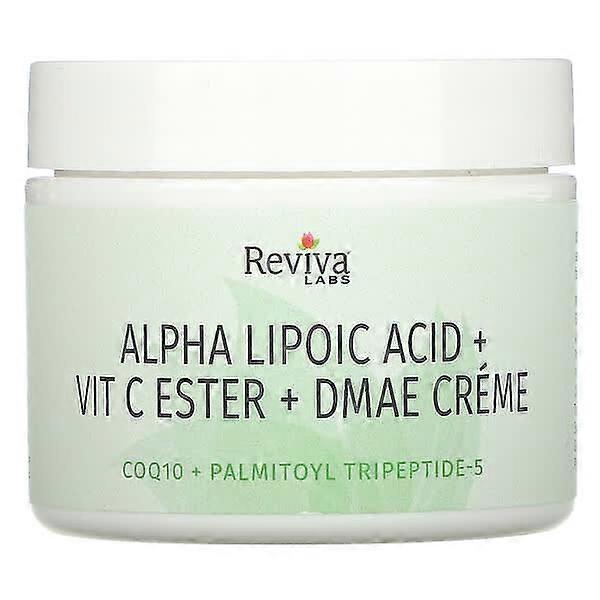 Reviva Labs, Alpha Lipoic Acid, Vitamin C Ester & DMAE Cream, 2 oz (55 g)