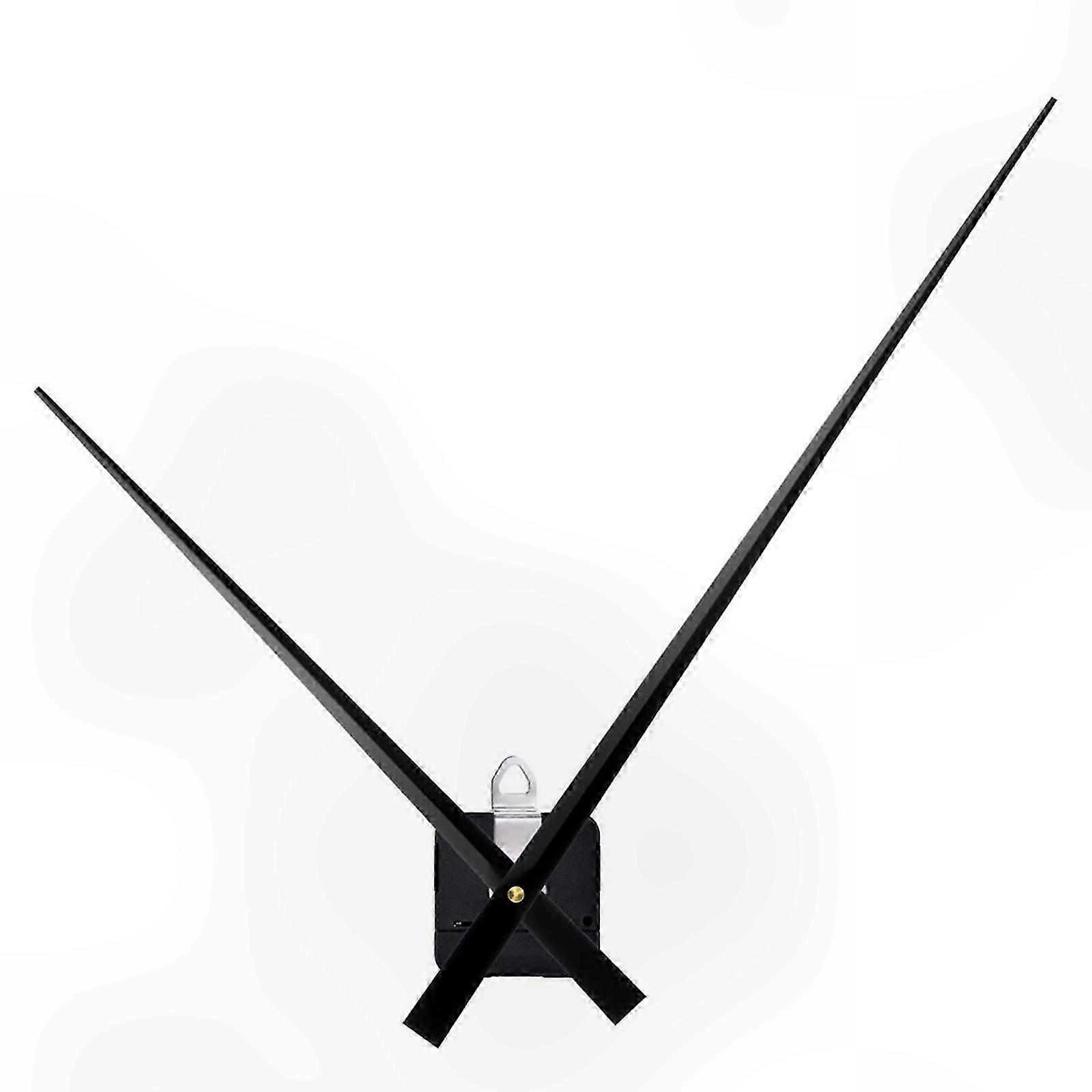 High-Torque Clock Mechanism for Large Wall Clocks, 450mm Hand Length, Durable Silver Movement