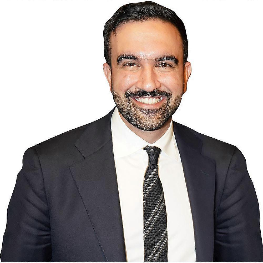 Zohran Mamdani (pak) half lichaam buddy-uitsparing