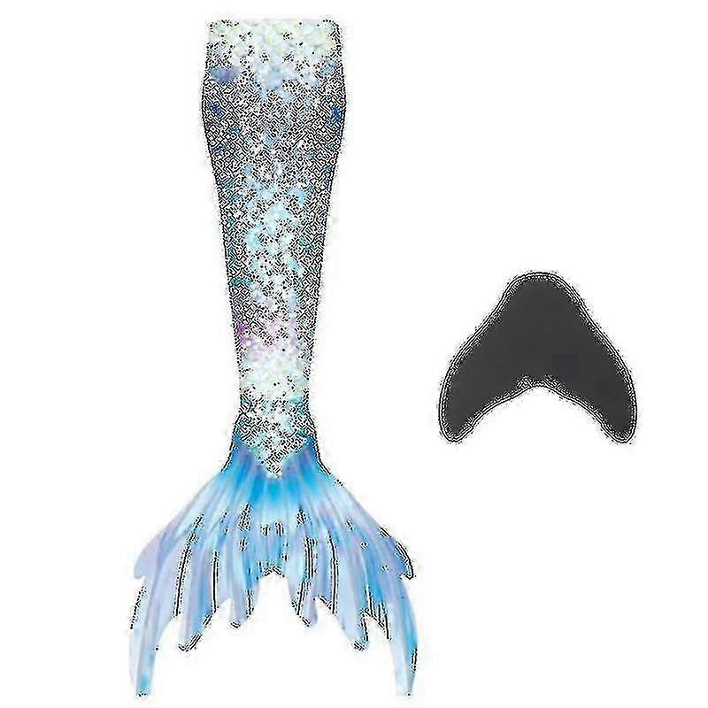 ذيول حورية البحر للسباحة للأطفال والكبار مع زعانف أحادية