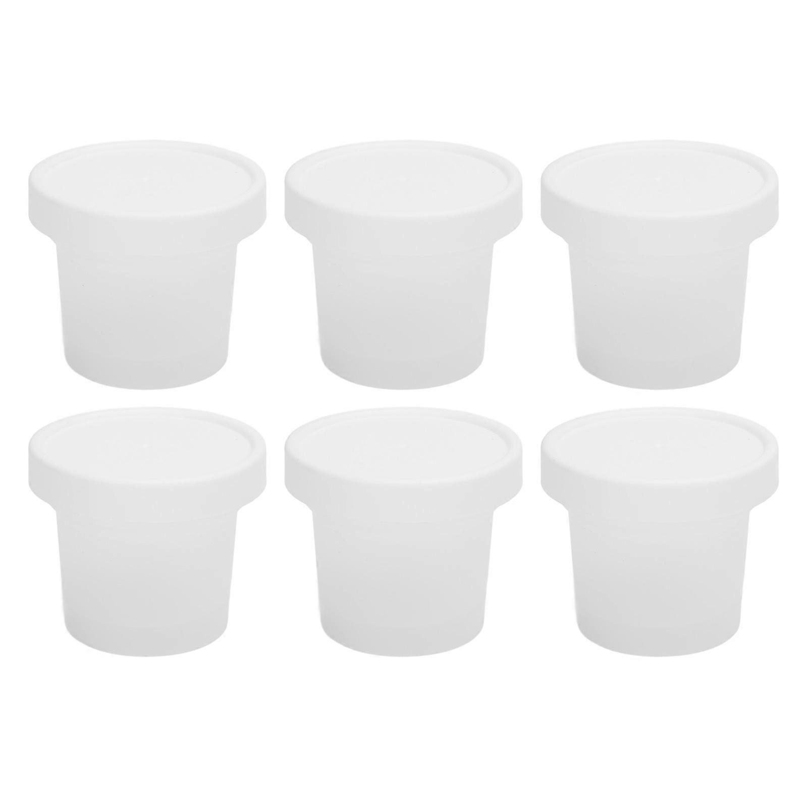 10pcs Dessert Cups with Lids High Temperature Resistant PP Plastic Party Serving Cup for Pudding Yogurt Ice Cream Fruit 100ML 