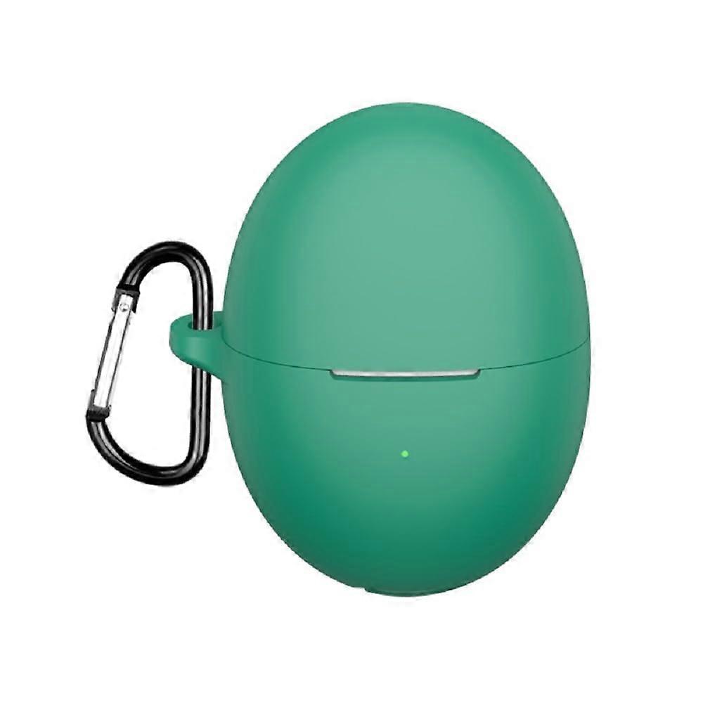 Silicone Anti Scratch Cover Compatible With Bluetooth Earphone Dark Green