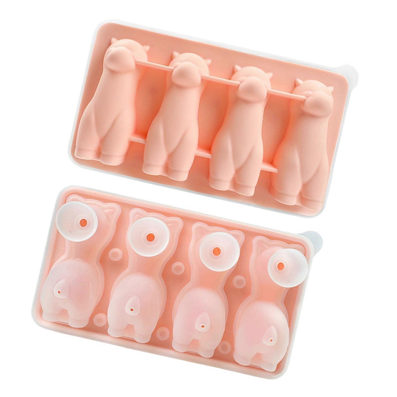 Food Grade Silicone Ice Tray Alpacas Shape Ice Mold, Reusable Ice Maker For Wine, Juices, Soup, Freezers