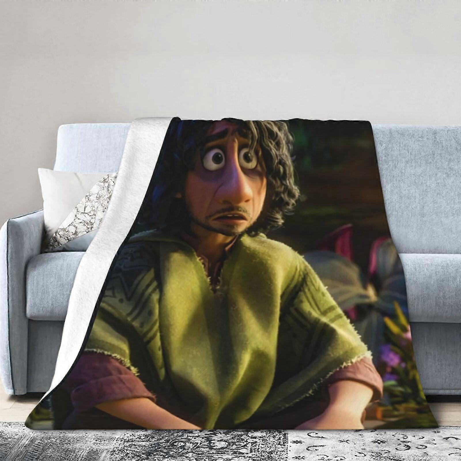 Cobertor de hotel Encanto, cobertor de anime para cama, cobertor de sofá, cobertor de lã ultramacio para quarto e sala de estar, 60 x 50 polegadas