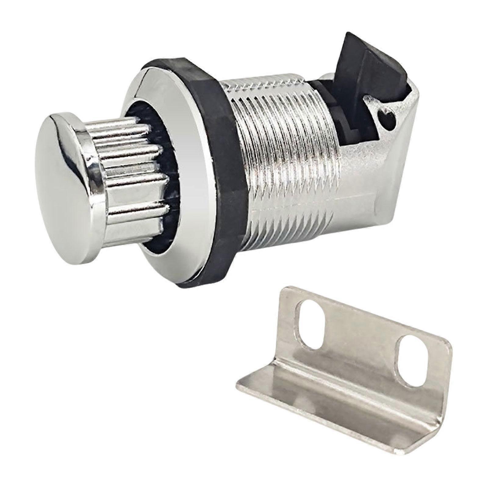 Push Button Latch Lock Keyless Accessory Multifunctional Round Button Handle