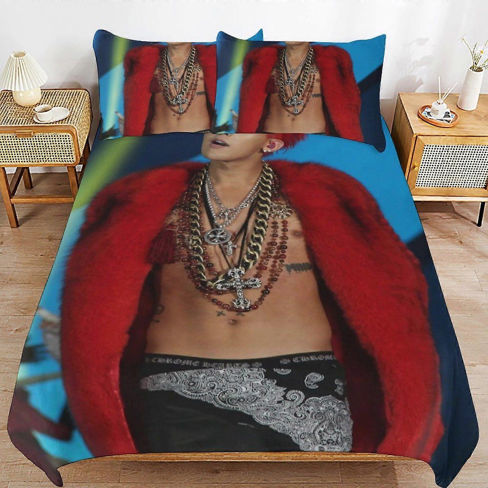 w25 G-DRAGON Gentle Handling Long Use Finish Smooth Zipper Function Duvet Cover Sets Comfortable Sleep m25