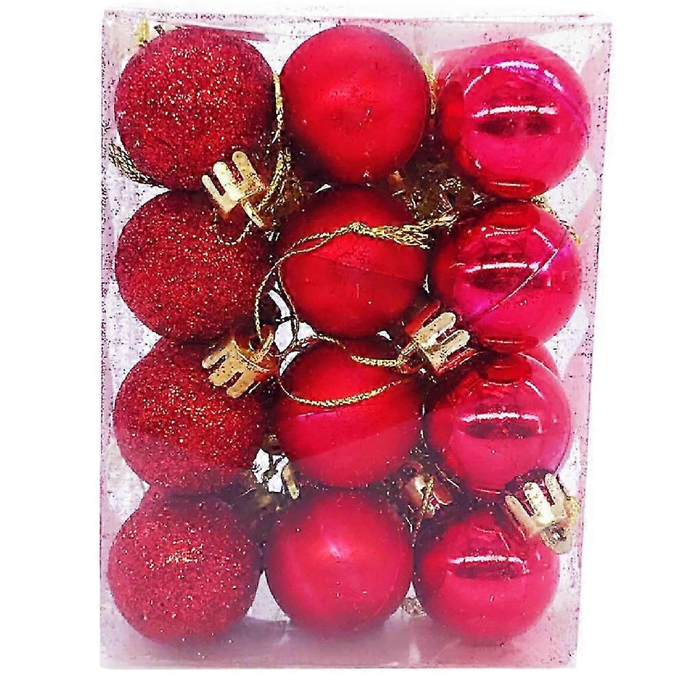 Bolas de Navidad Para El Árbol De Navidad - Bolas De Navidad Colgantes Para El Árbol-RED