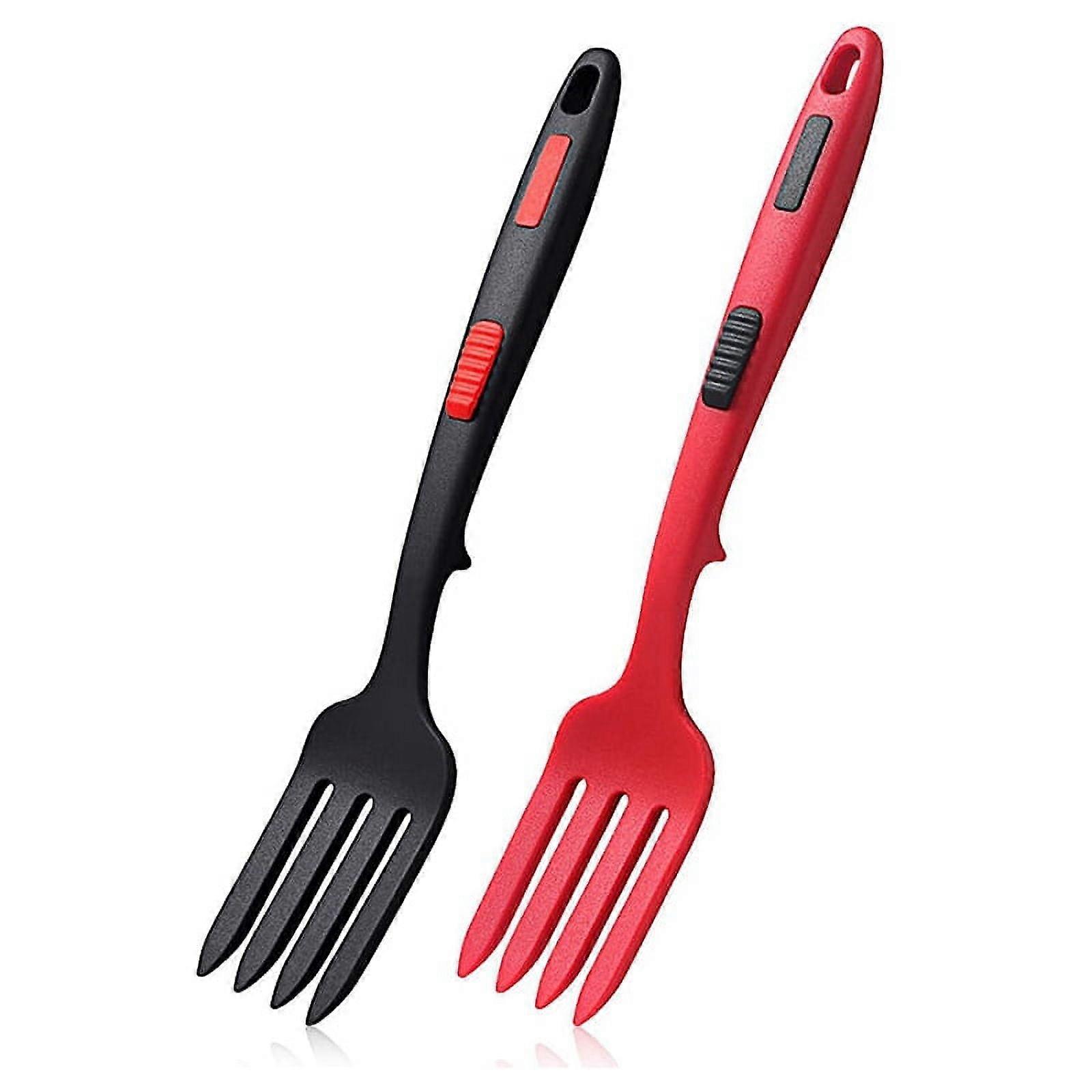 Silicone Flexible Fork,Heat- Fork Tools Safe Kitchen for Mix