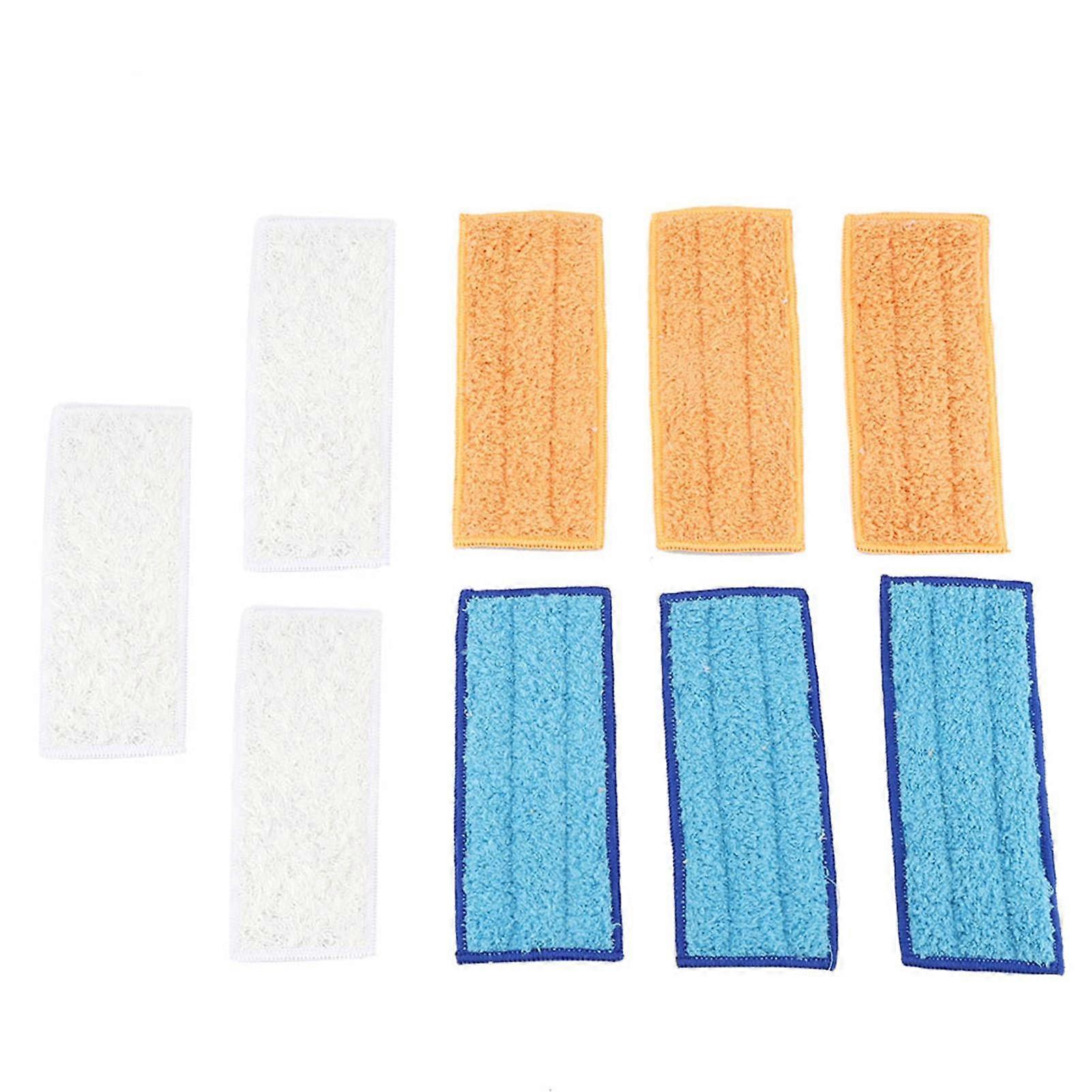 9 PCS Replacement Microfiber Mop Washable Mop head Mop Pads Fit Flat Spray Mops Set