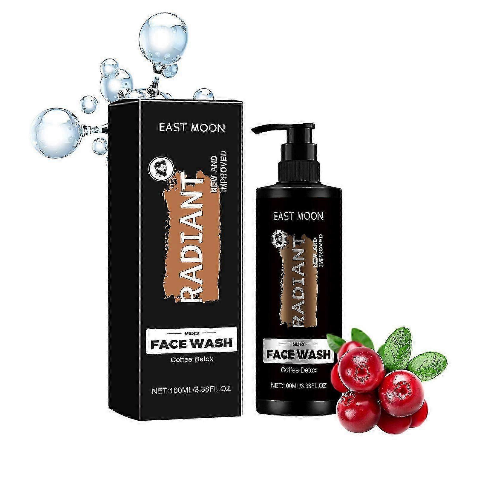 East Moon Men's Facial Cleanser Deep Cleansing Pores and Cortex Quality Control Whitening Moisturizing Repair Skin Dullness