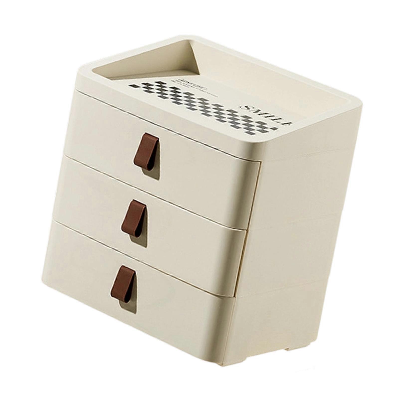 Transportable Plastic Drawer Planner Multiple Compartments For Office Materials School Writing Materials Dense Thin Build Multicolor