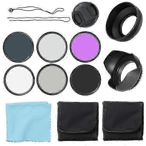 Professional Camera Uv Cpl Fld Lens Filter Kit and Altura Photo Nd Neutral Density Filter Set Photo Accessories 58mm