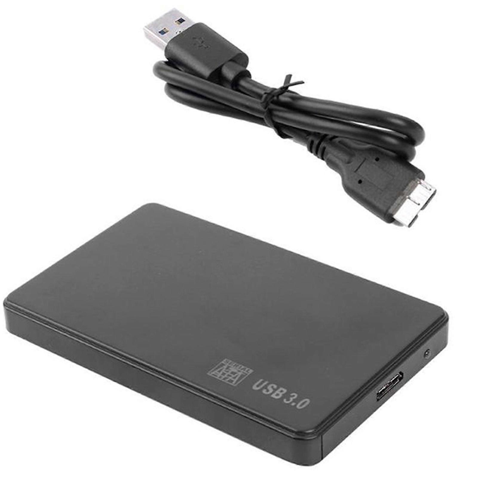 Double Pack 2.5 Inch Hard Drive Case Shockproof ABS Material Hot Swappable Connection for Solid Hdds Data Backup Transfer  USB3.0