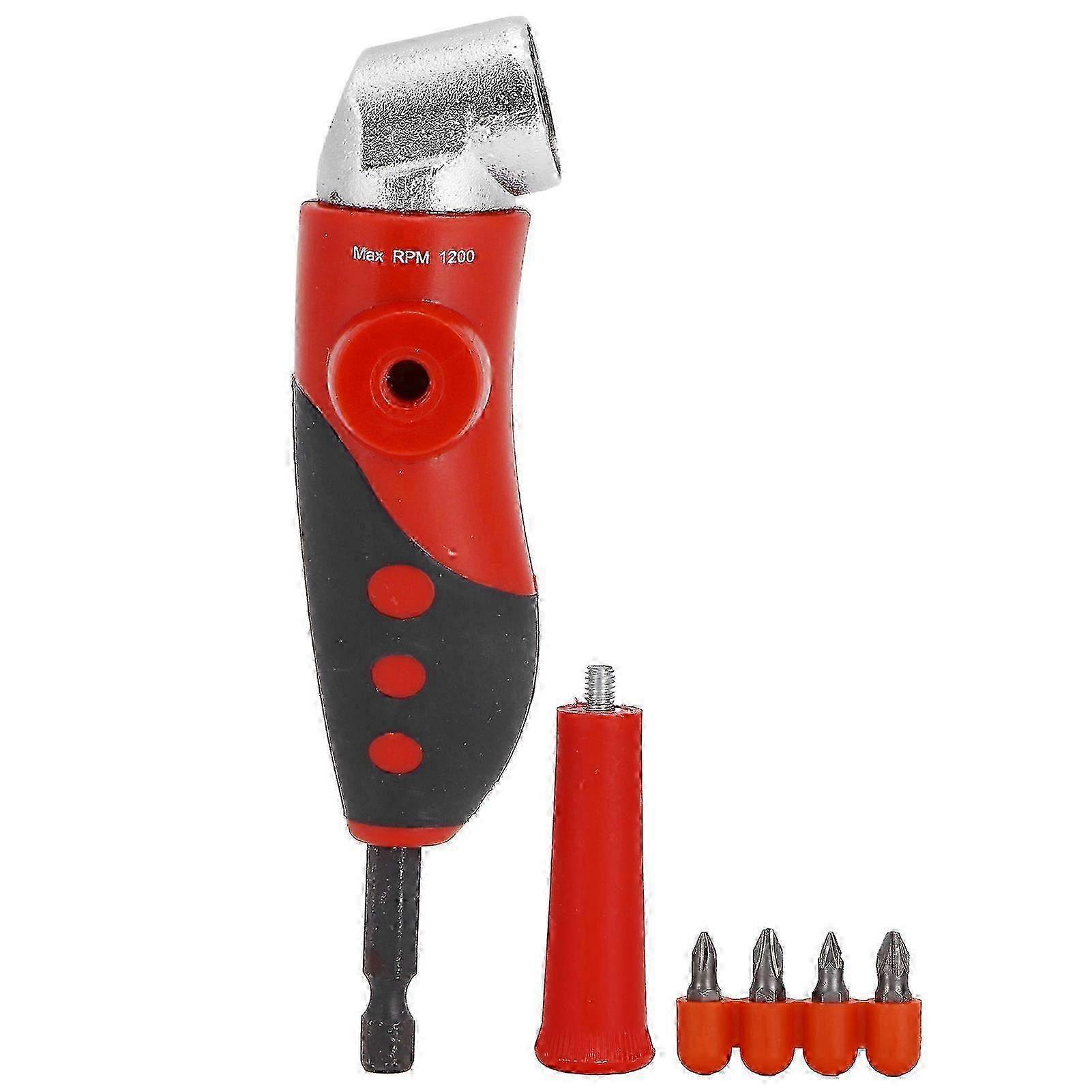 1/4in Hex Shank Screwdriver 105 Degrees Angle Driver Drill Bit Set Power Screwdriver