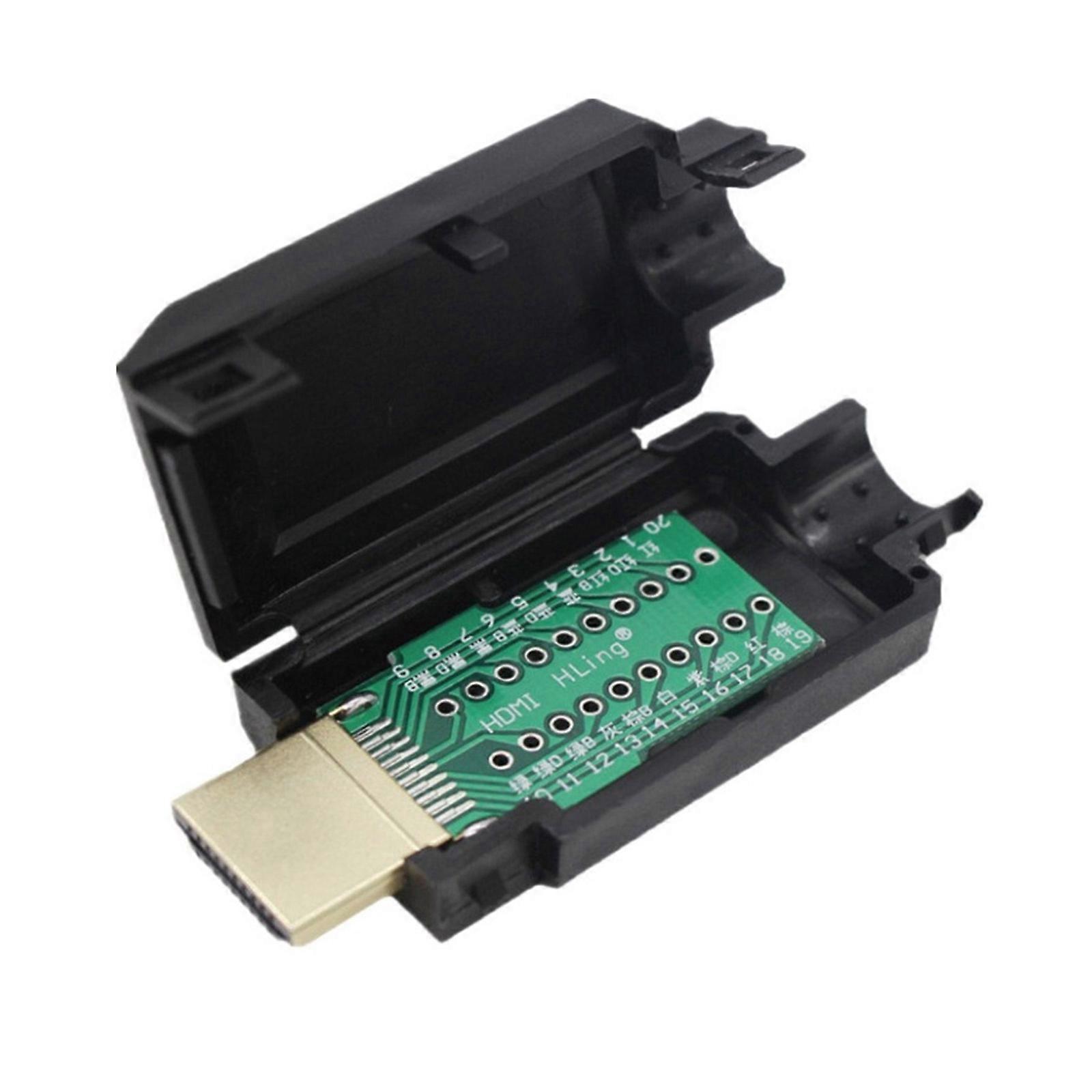 Extension Cable Connector Solderless Adapter Durability Efficient Transmission Supports Projector Laptop Multicolor