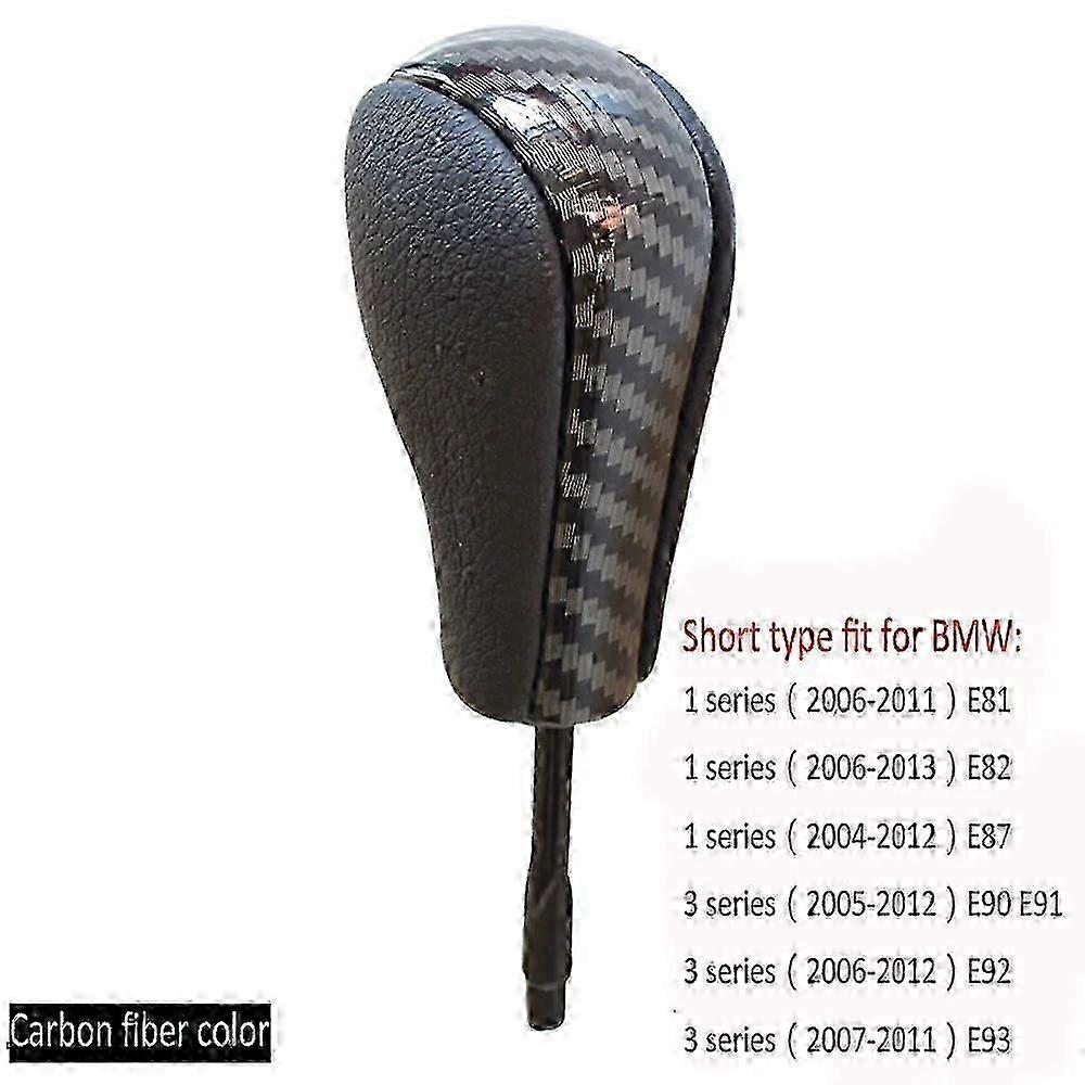 Automatisk växelspaksknopp med Alcantara för BMW E39 E46 E53 E60 E61 E63 E64 E83 E81 E82 E87 E90 E91 E92