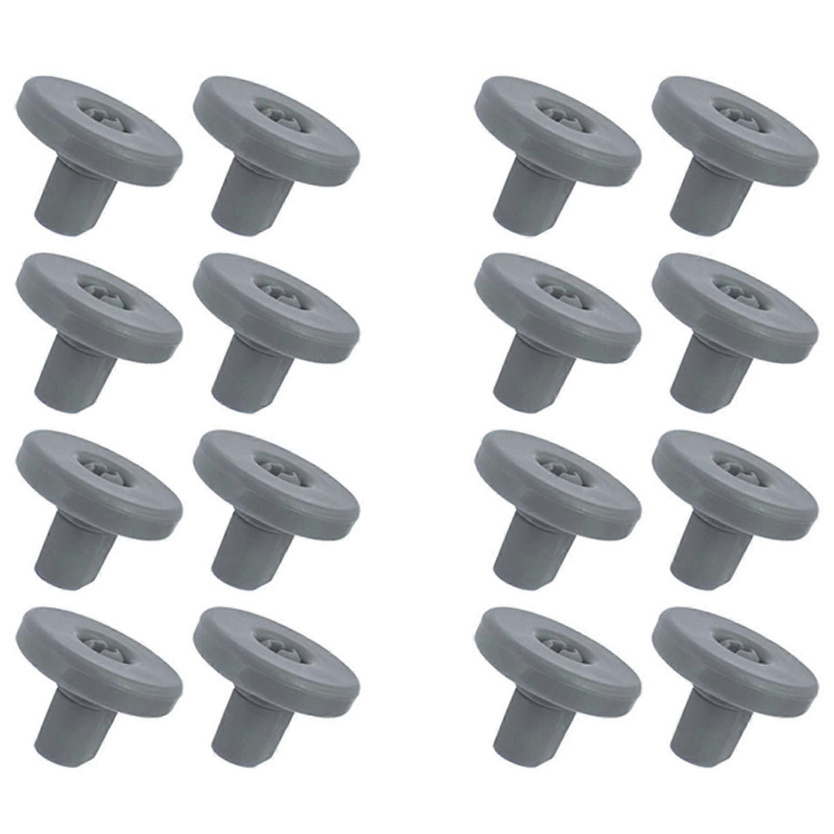 16x Basket Rollers For Dishwasher,dishwasher Wheels Lower Basket Wheel For Favorit Dishwasher