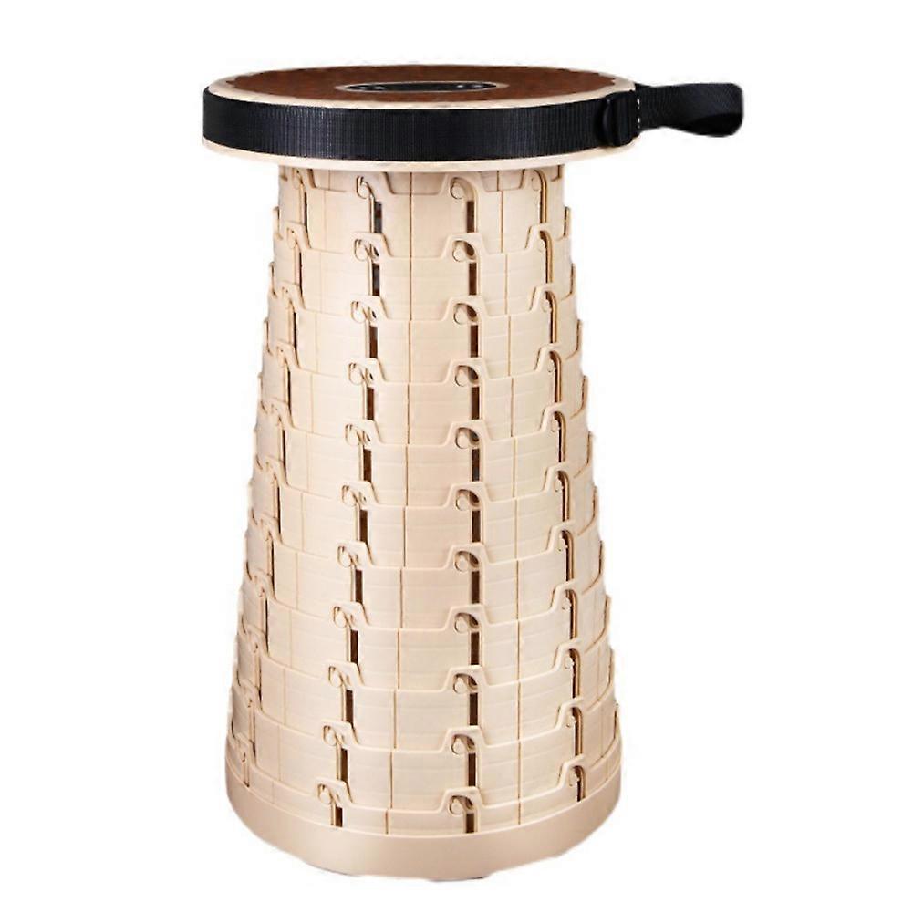 Outdoor Folding Stool with Soft Glue Queue Up Portable Telescoping Travel Camping Fishing Folding Telescopic Stool