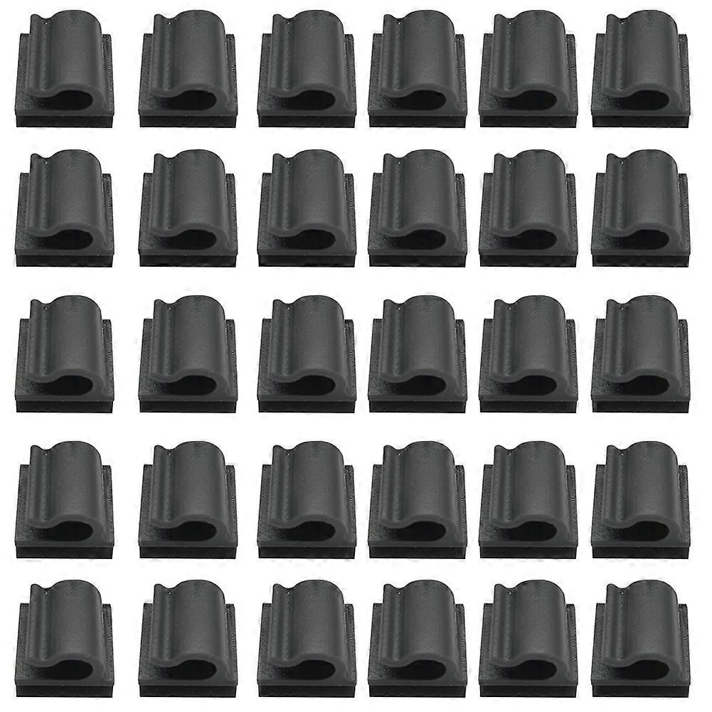 100PCS Solar Photovoltaic Panel Wire Clips Intersect PV Cable Clamp for Solar Frame Bracket Black
