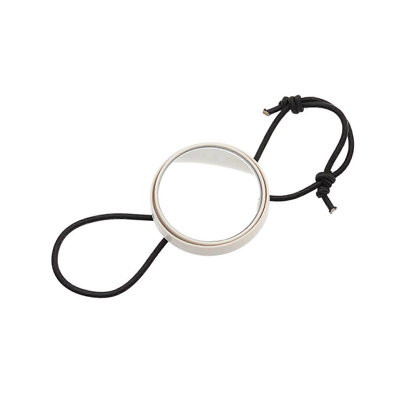 Diving Hand Mirror Convex Adjustable Underwater Equipment Diving Rearview Mirror for Drifting Snorkeling Enduring  White