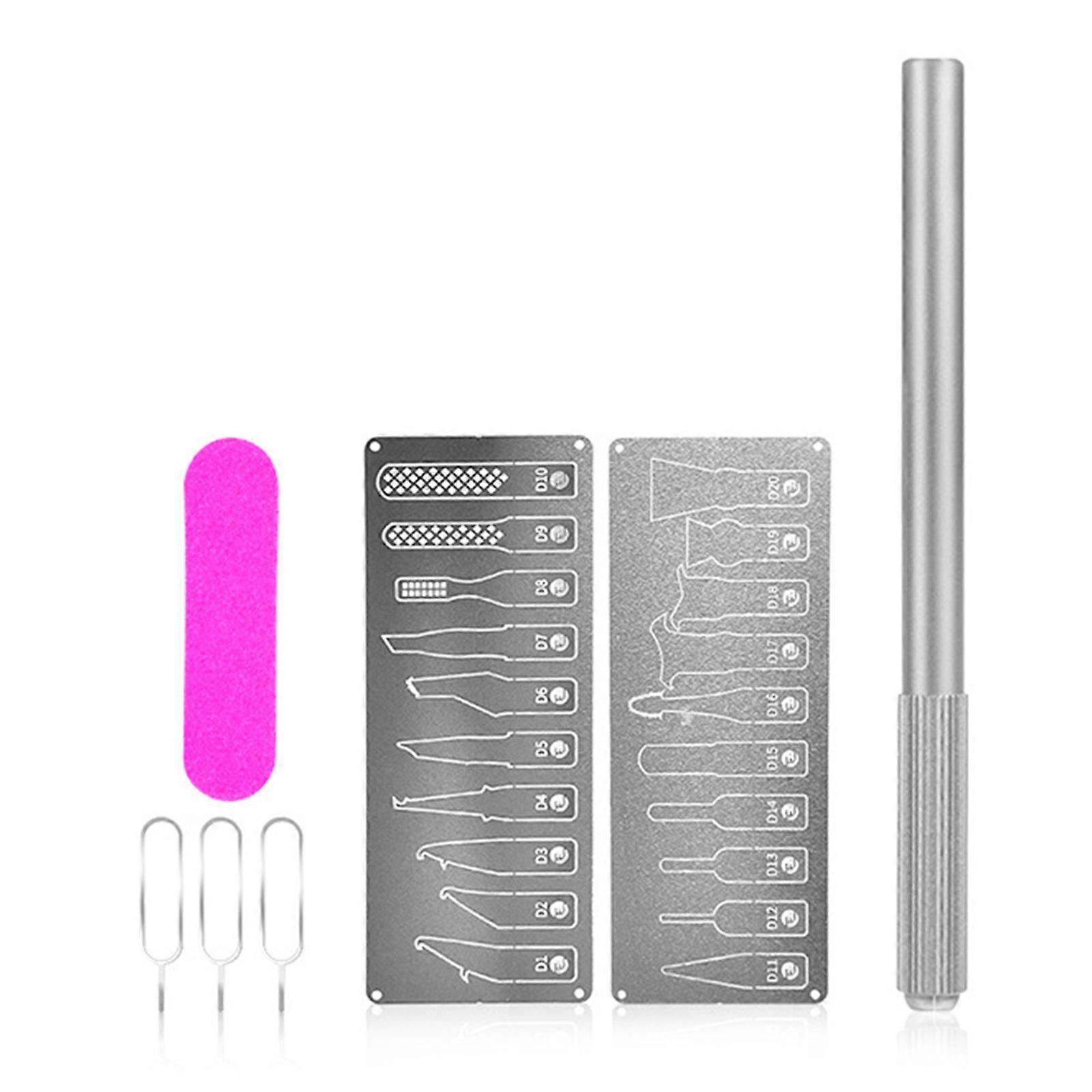 AntiCorrosion Tool Glues Scrapers Set 20 Blade For Professional Grade CPU Chip Extraction Motherboards Repair Applications Multicolor