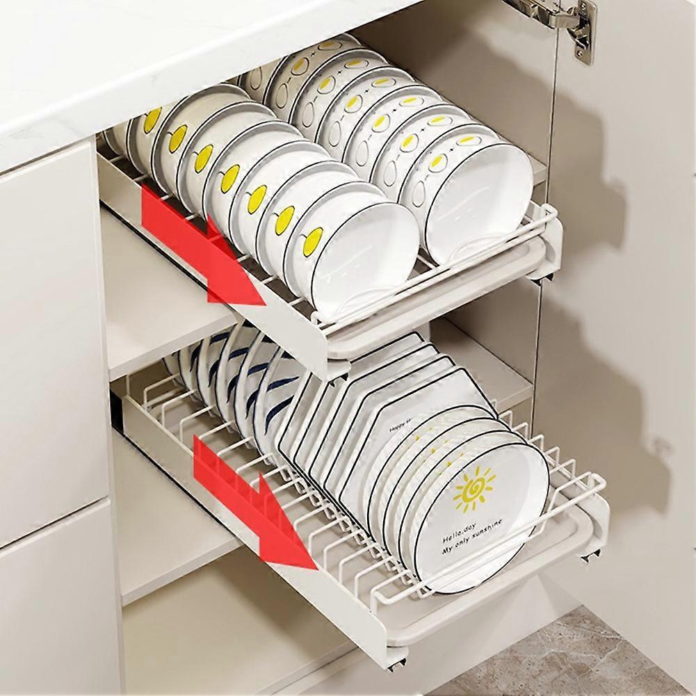 Cabinet Rack Pull-Out Storage Tray Kitchen Accessories B