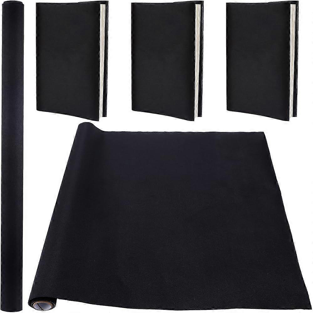43.3 x 16.53 Silk Cloth Book Cloth for Book Binding Black A3-A8 Fabric Surface Paper Backed Bookcover Bookbinding Supplies Book Covering Protector for