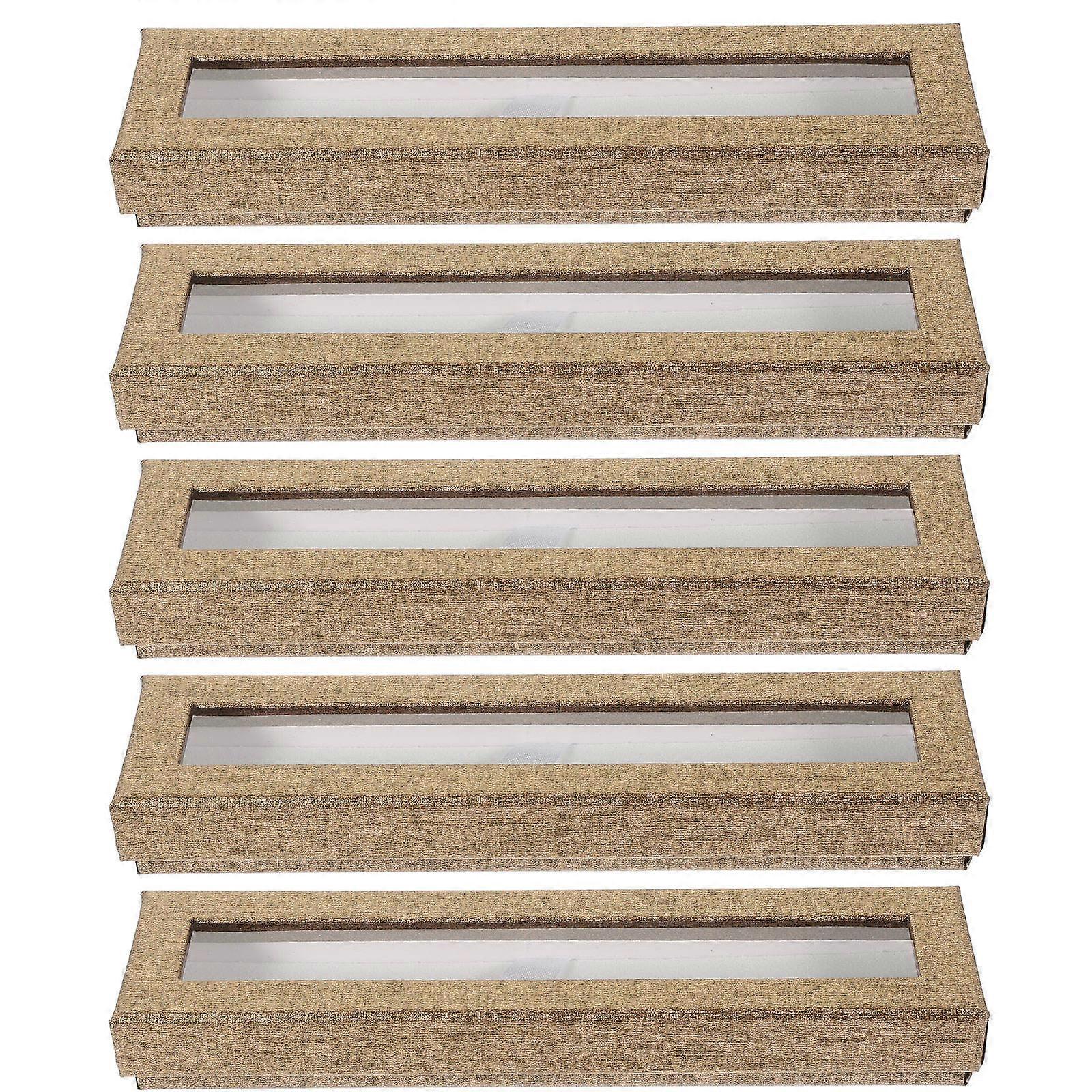 Storage Box Marker Pen With Clear Window Suitable For Co-Workers 5Set