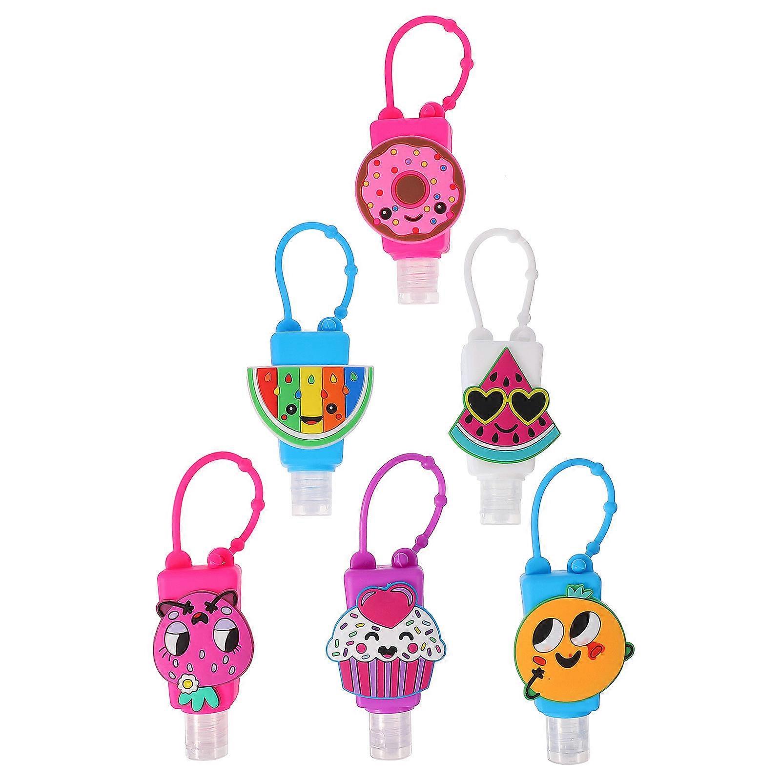 Hand Storage Container Silicone Bottles for Storage 6Pcs Portable