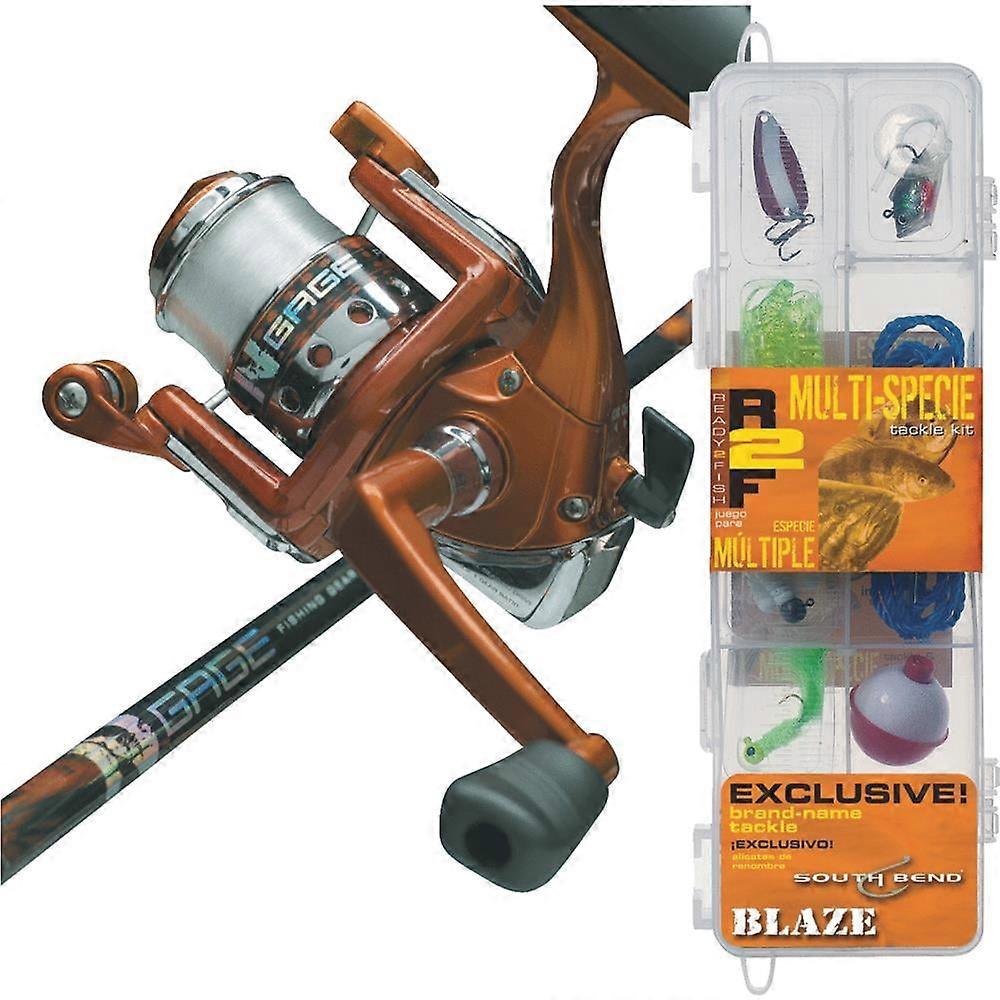 Generic Ready 2 Fish All Species Spinning Combo with Kit