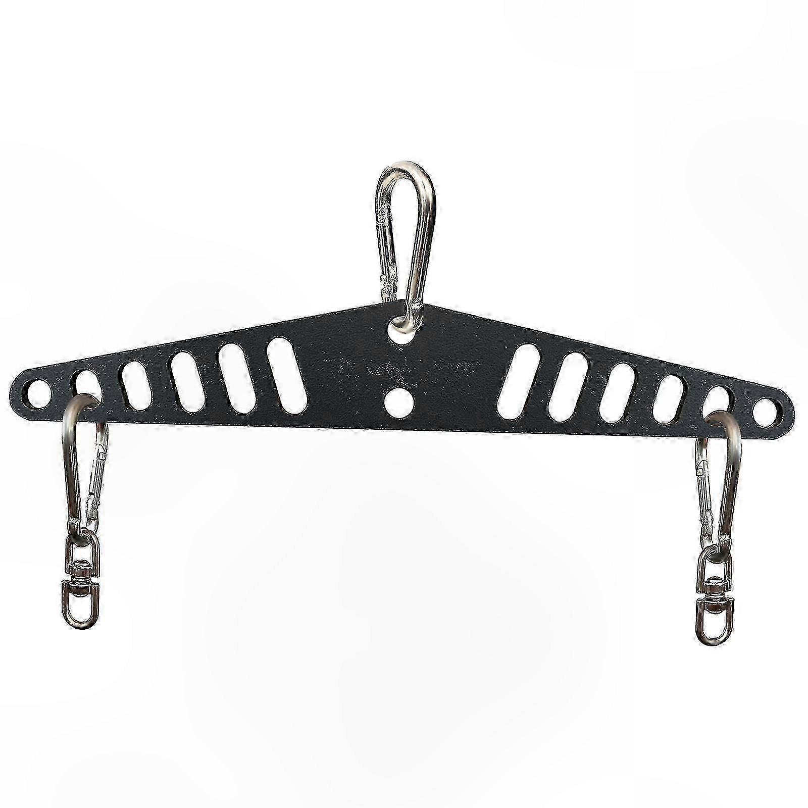 Versatile Pull-Down Bar with Adapter Plate for Cable Machine Attachments, Suitable for Squat Racks and Home Gyms