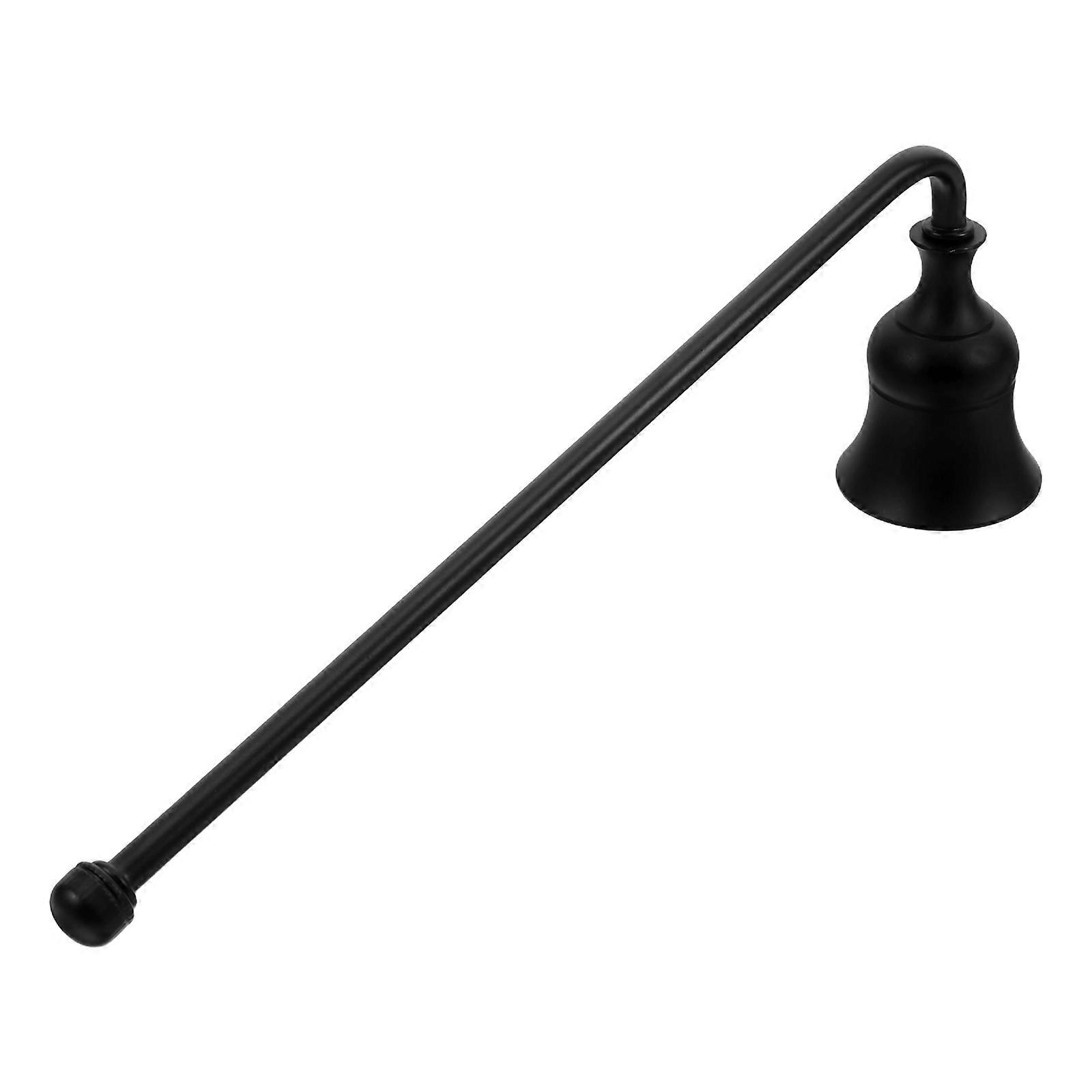 Metal Candle Snuffer With Handle Elegant Design For Romantic Dinner Black Aluminium Extinguish Candle Flame 1Pcs