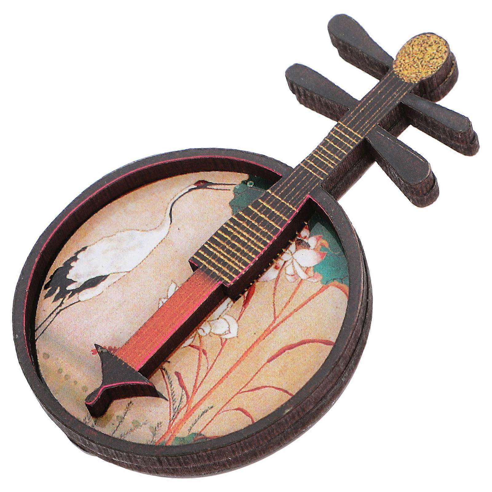 Decorative Miniature Chinese Ethnic Instrument Model for Home