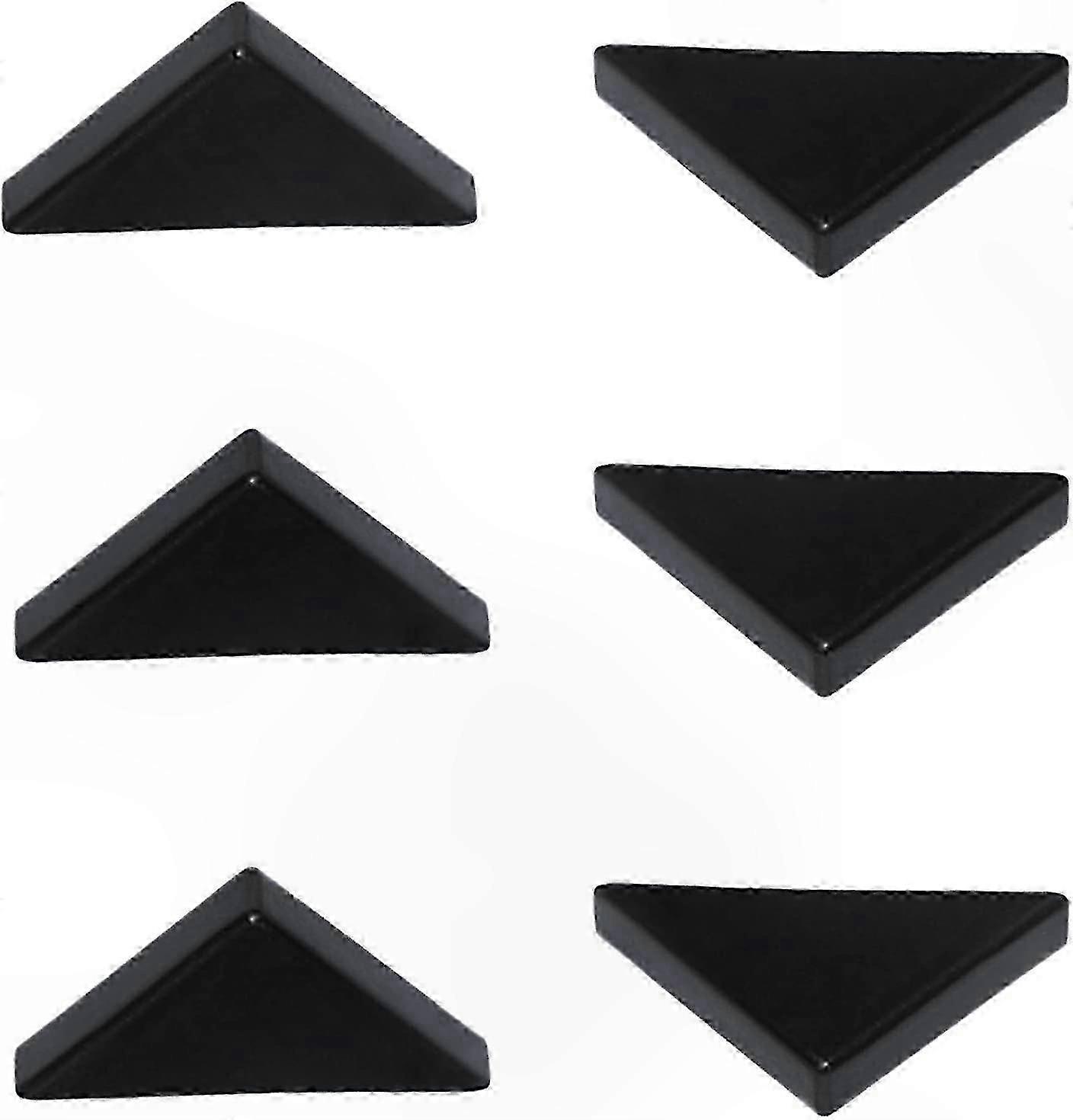 Triangular Corner Protectors for Glass, Mirror, Tile - 6mm Size, 20 Pack