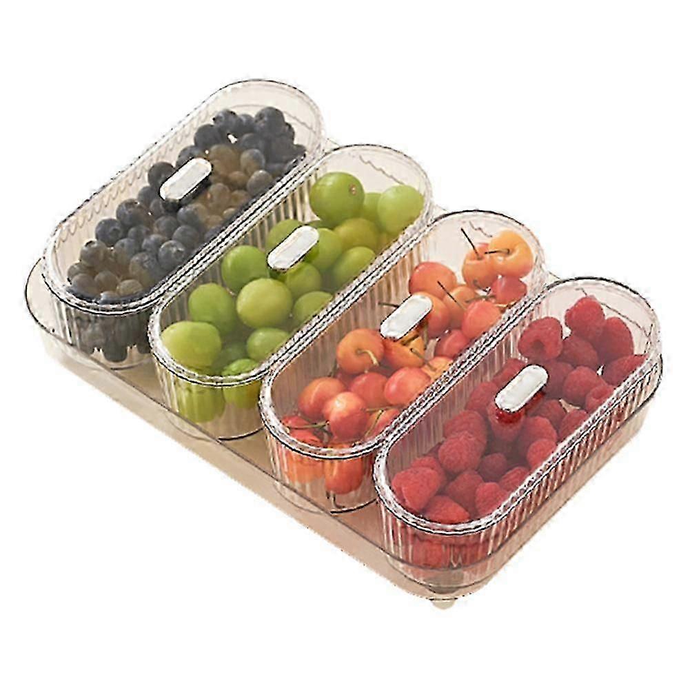 nut storage container with airtight lid for kitchen