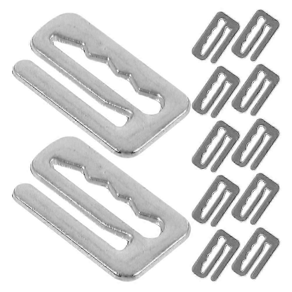 Zinc Alloy Buckles for Barber Cape Durable Fixing 24Pcs
