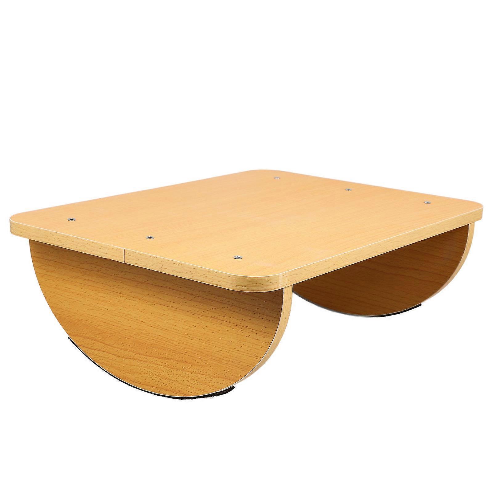 Beige Foot Stand Foot Rest for Office Use Density Board