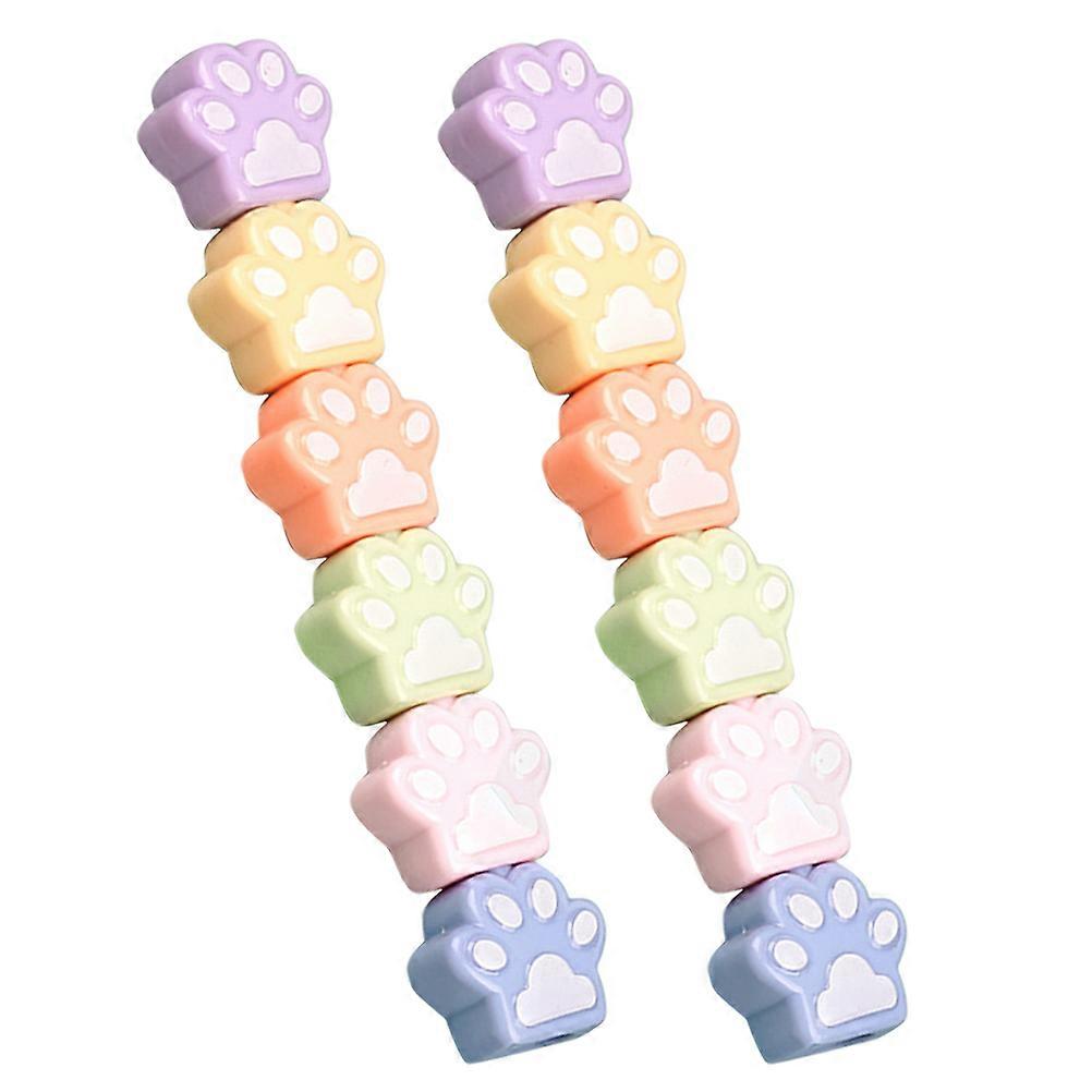 Cat Paw Highlighter Pen for Writing 2Sets Learning Highlighter Pens with Adorable Design