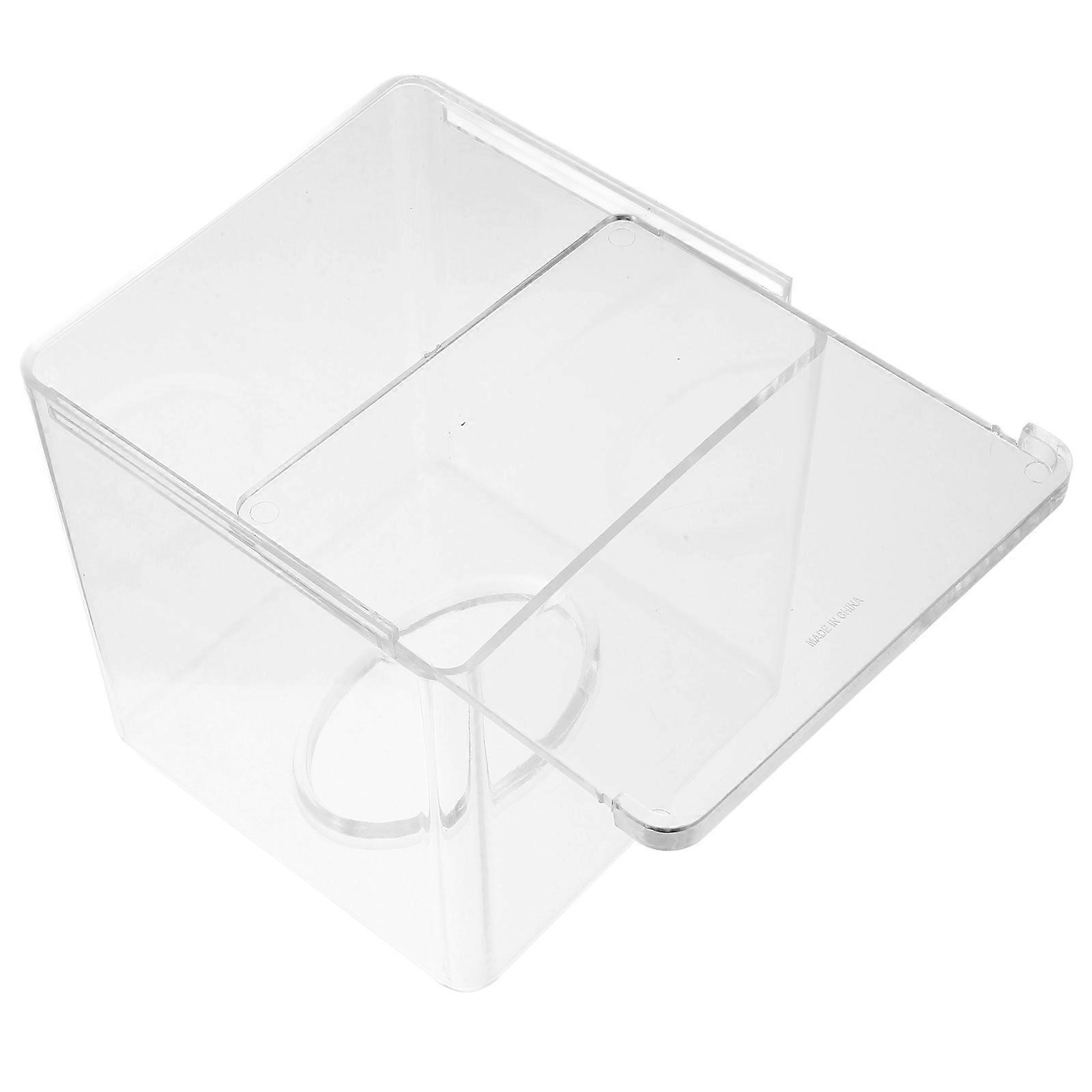 Bathroom Transparent Tissue Box Cover Acrylic Holder
