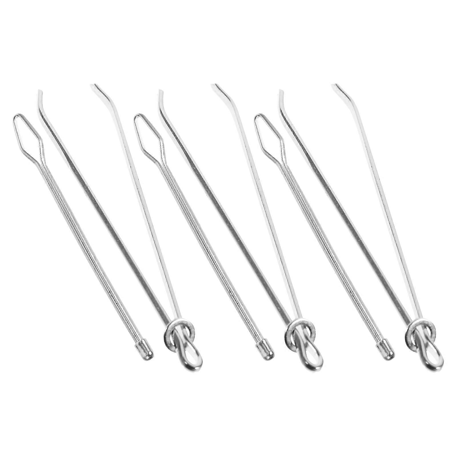 Elastic Replacement Drawstring Tool for Hoodie String Pulling 6Pcs Metal