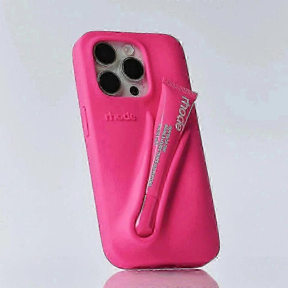 Rhode Lip Gloss Raspberry Phone Case for iPhone 16 15 14 13 12 11 Pro Max Z