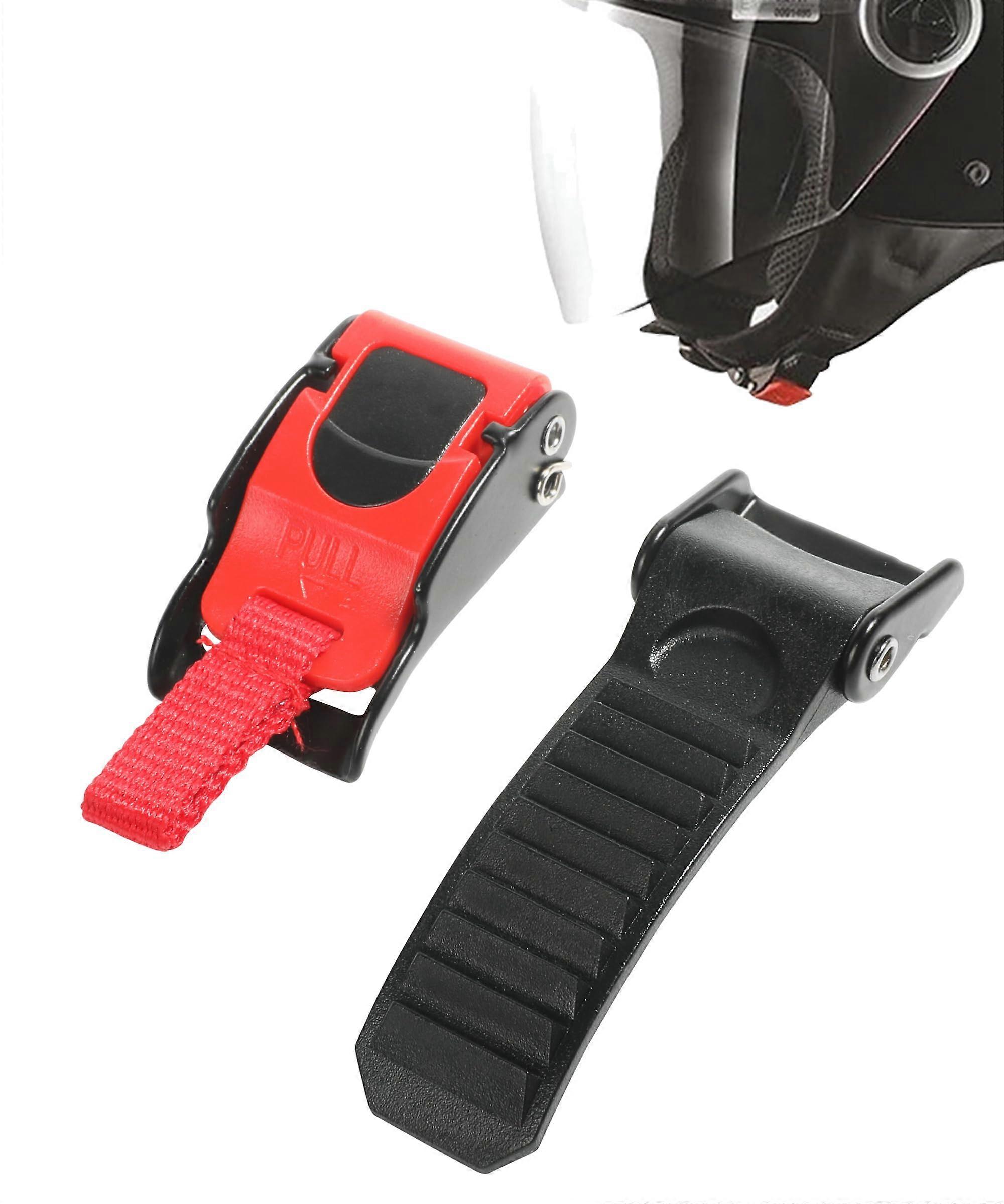 Motorcycle Helmet Quick Release Buckle with Durable Secure Lock for Universal Chin Strap