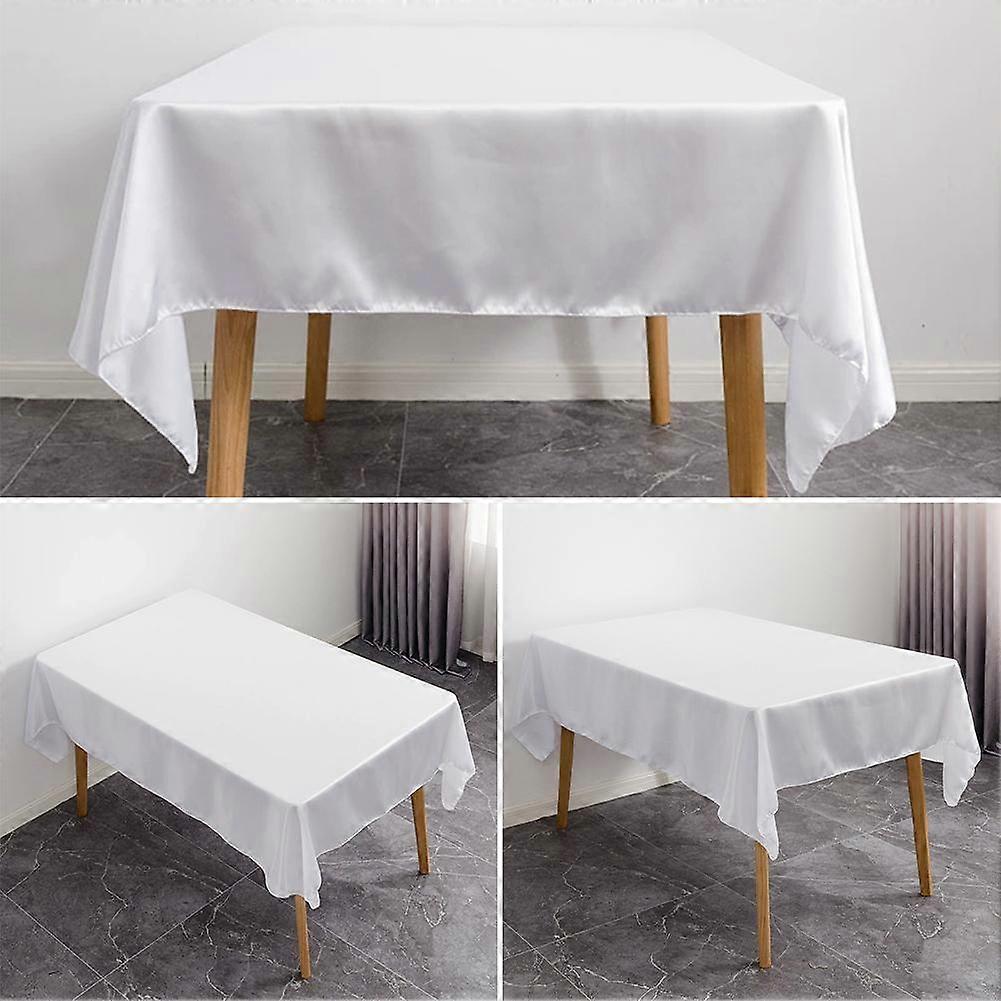 Great for Elegant Rectangular Multi-functional Performance Solid Top High Glossy Outdoor Grade Modern Color Tablecloth